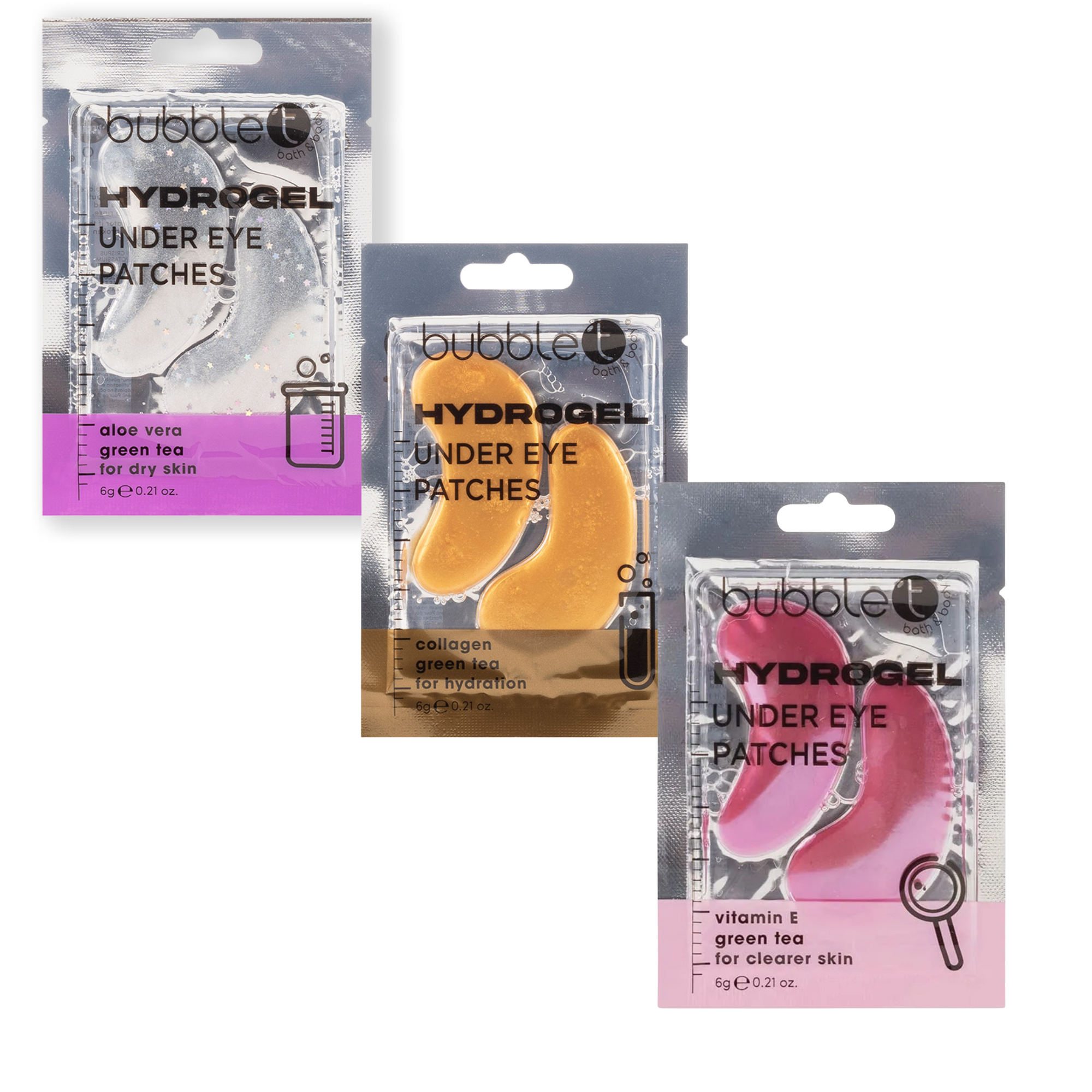 Bubble T Hydrogel Under Eye Patches