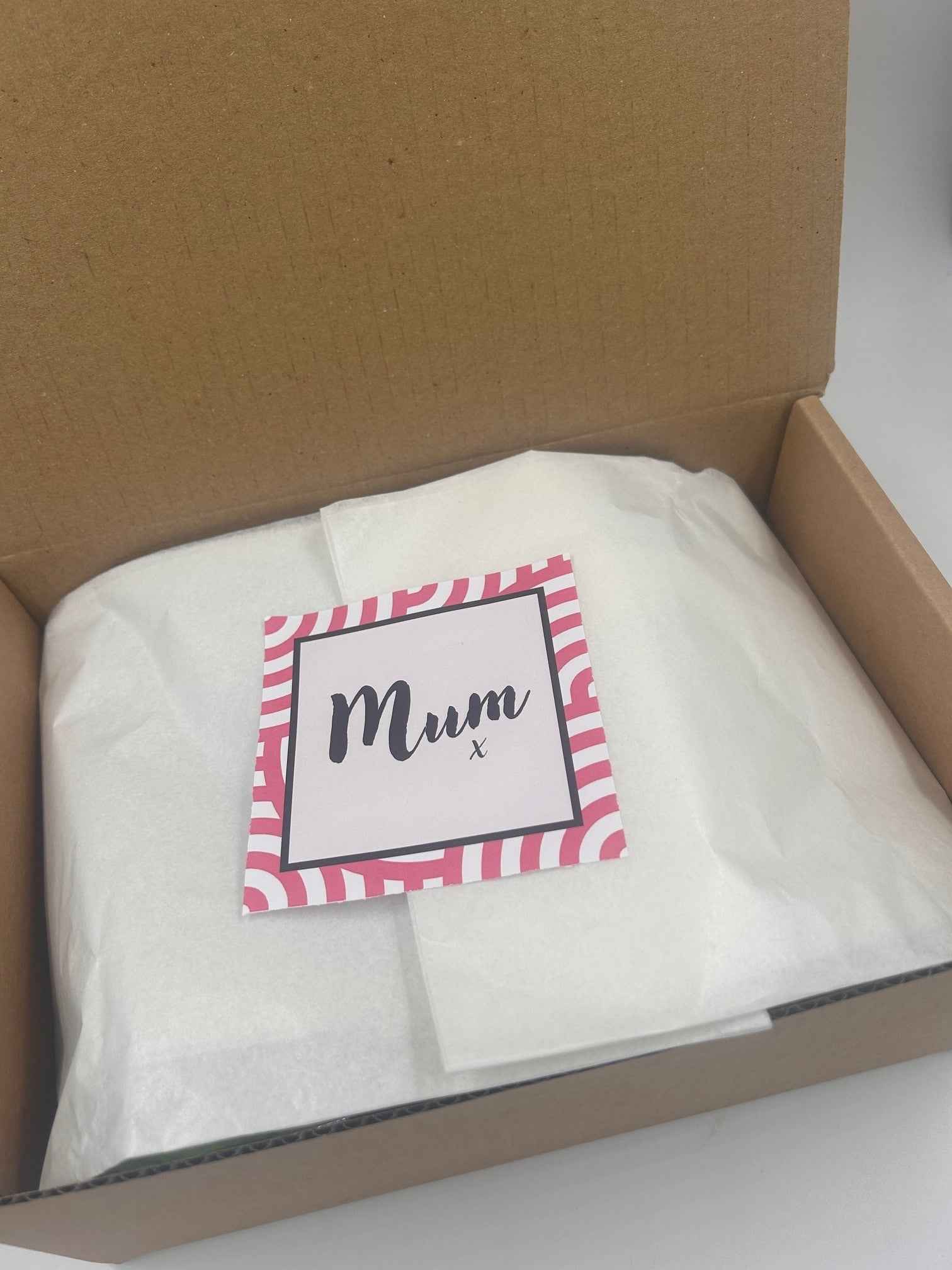 Mum Treat Box - Mug Socks Chocolate Pizza & Photo Album