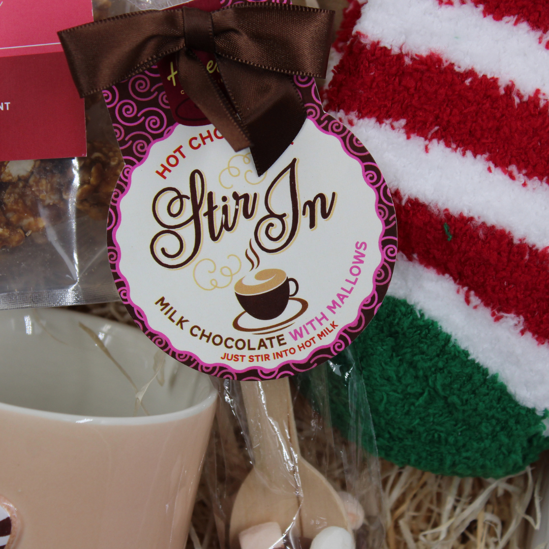 Candy Cane Cosy Winter Treat Box