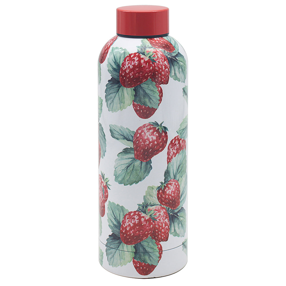 Double Walled Drinks Bottle 500ml - Strawberry Field
