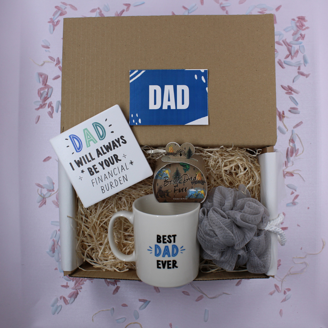 Dad Treat Gift Box - Mug & Scrub Set