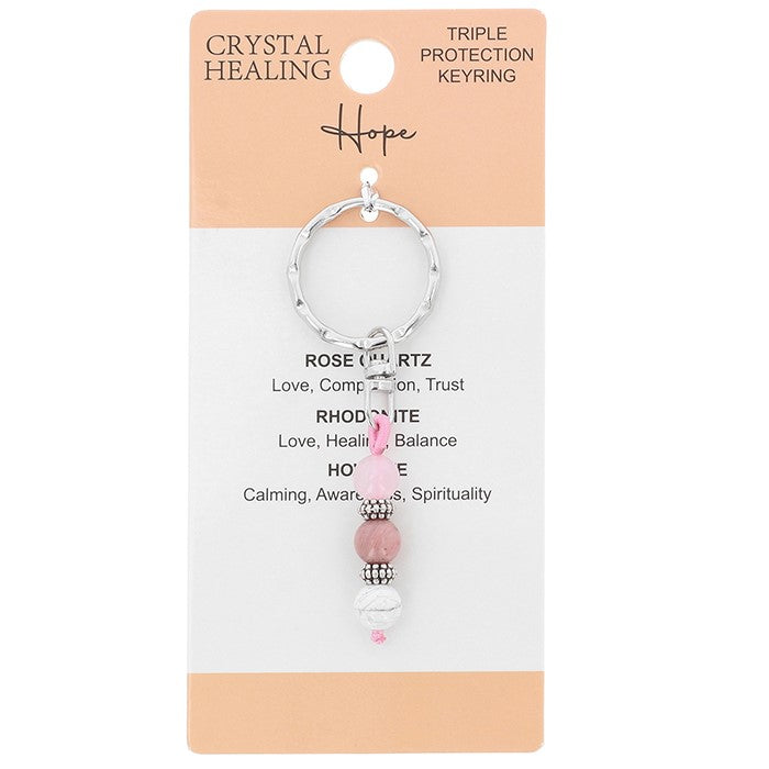 Crystal Healing Keyring - Hope