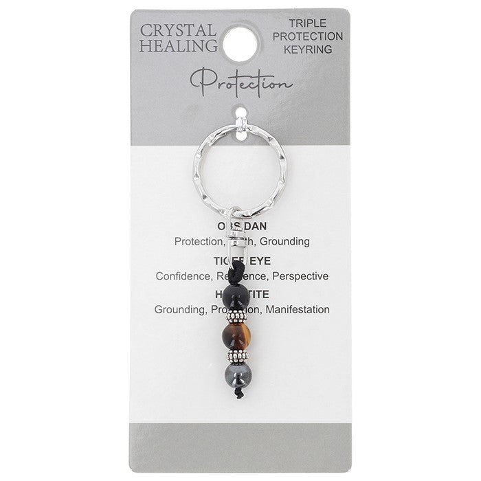 Crystal Healing Keyring - Protection