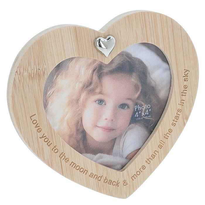 Love Heart Photo Frame 4" x 4"