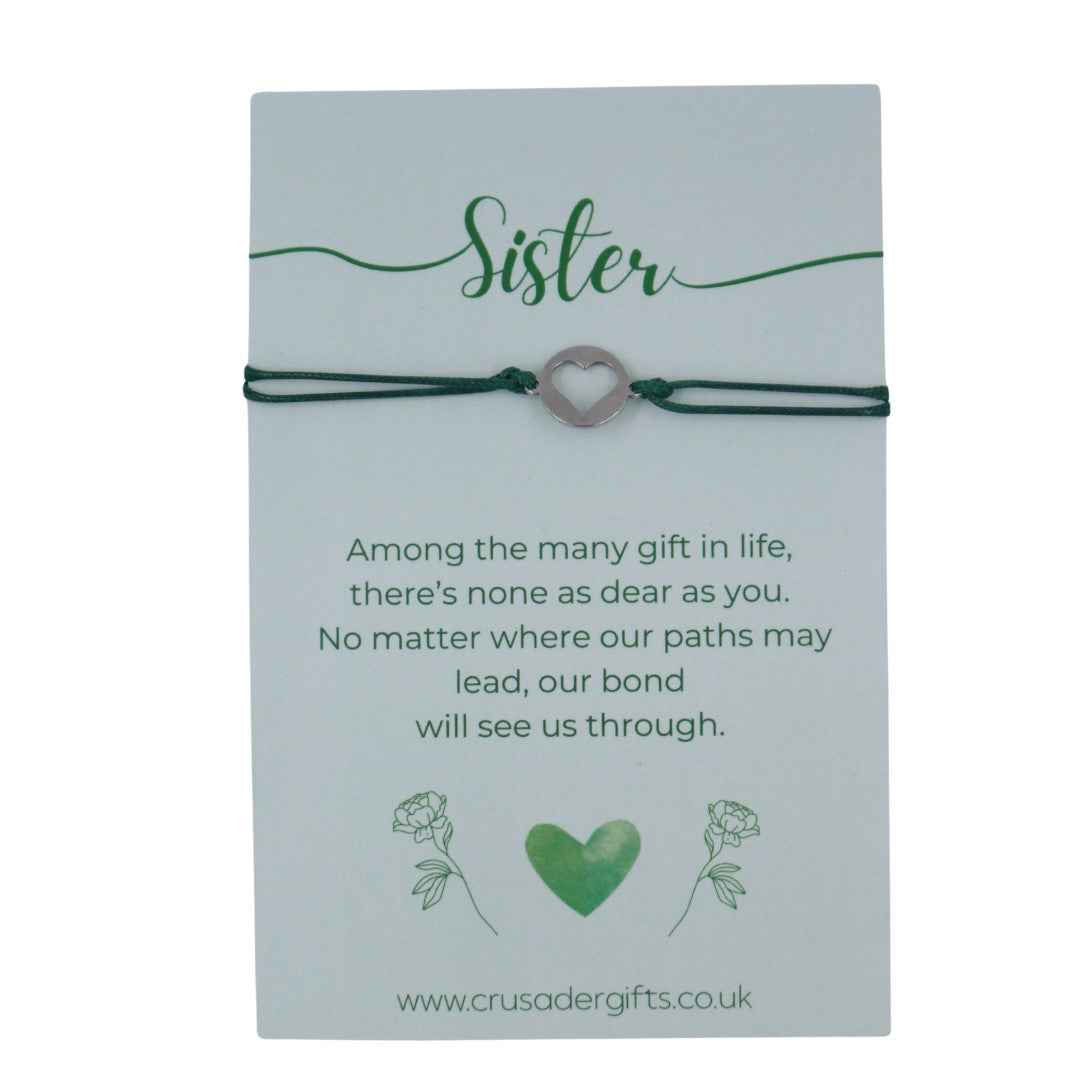 Woodside Home Living - Sister Keepsake Letterbox Bracelet