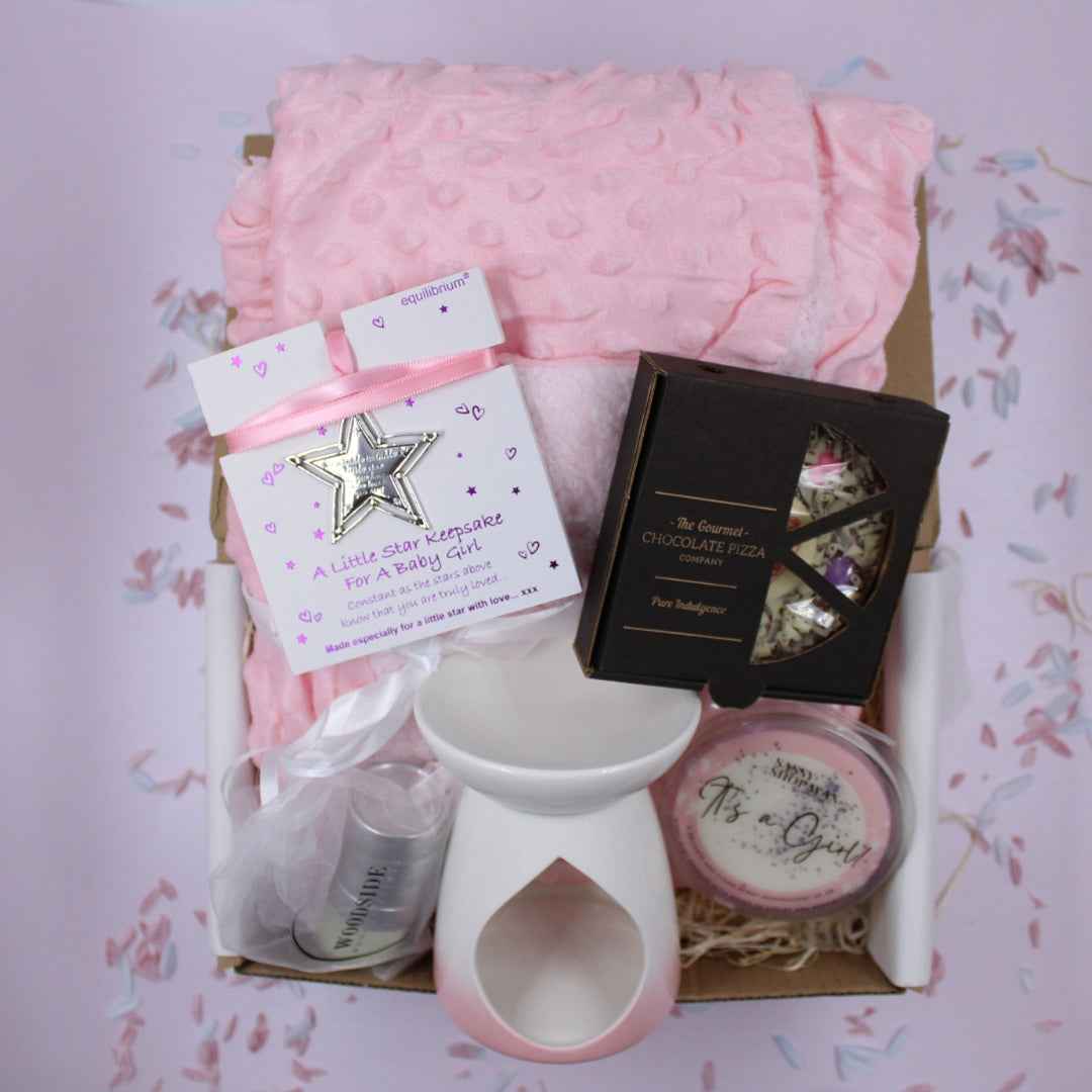 It's A Girl New Mum Home Fragrance & Treat Gift Set Box