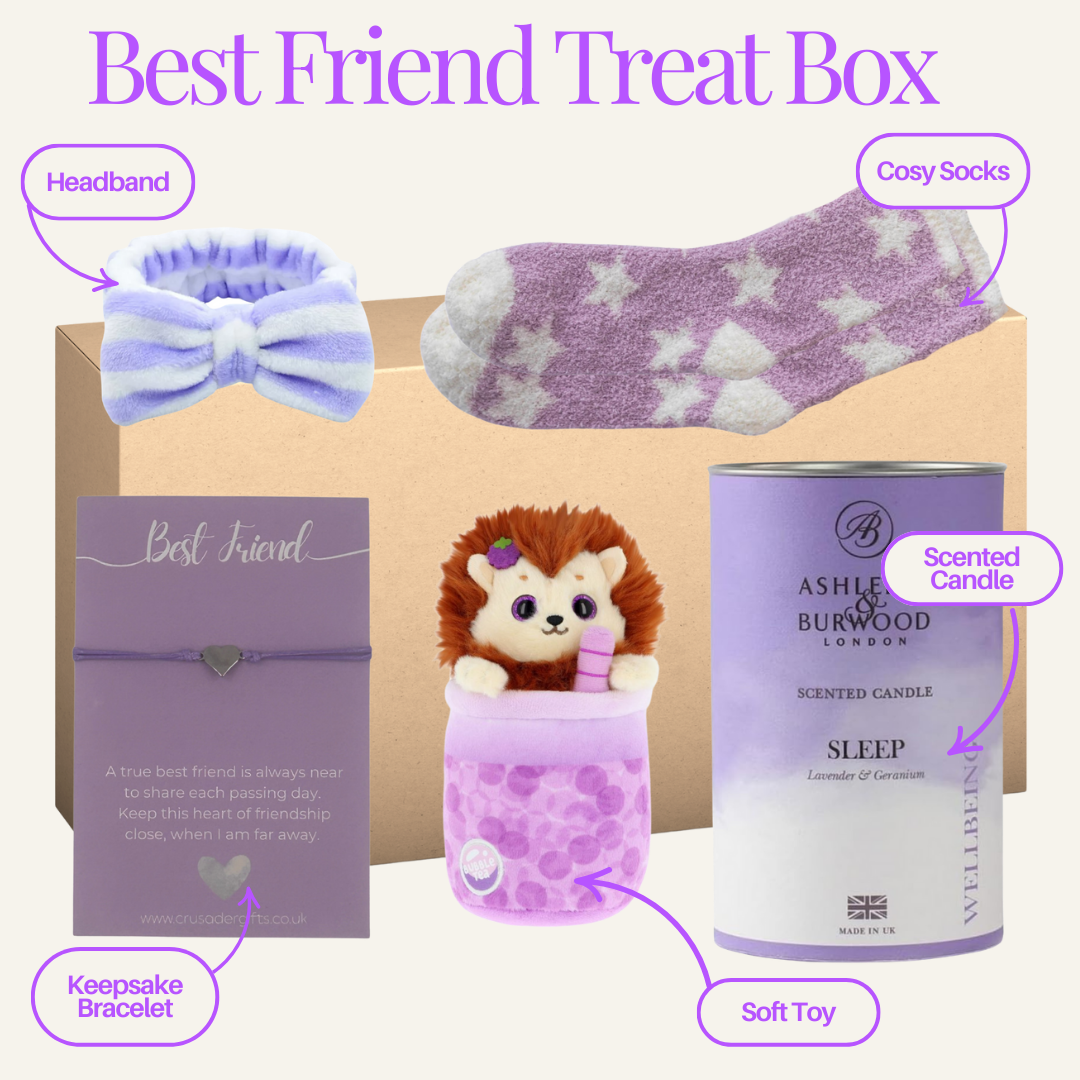 Best Friend Keepsake Relaxing Gift Treat Box