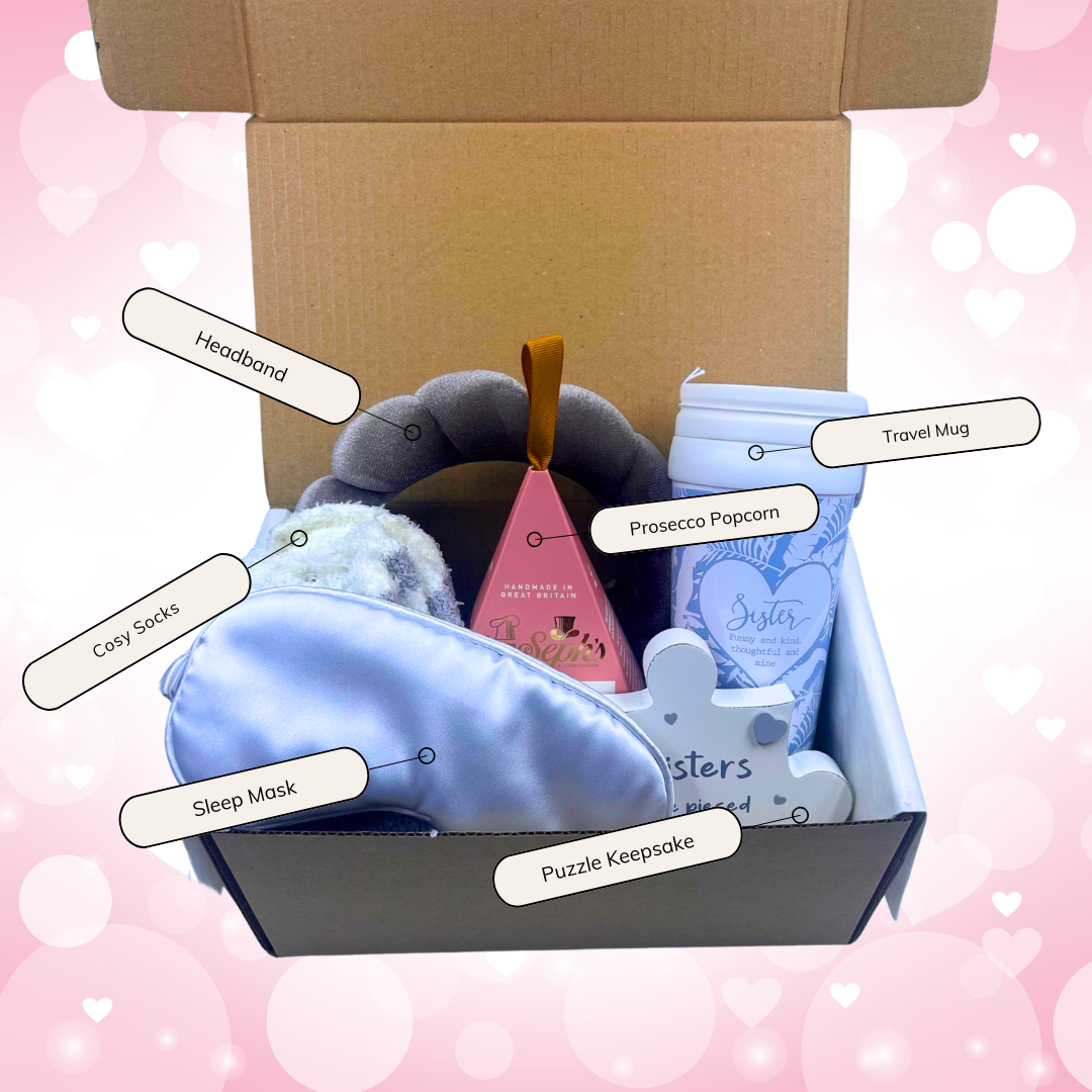 18th Birthday Mega Treat Box Gift Hamper - labelled