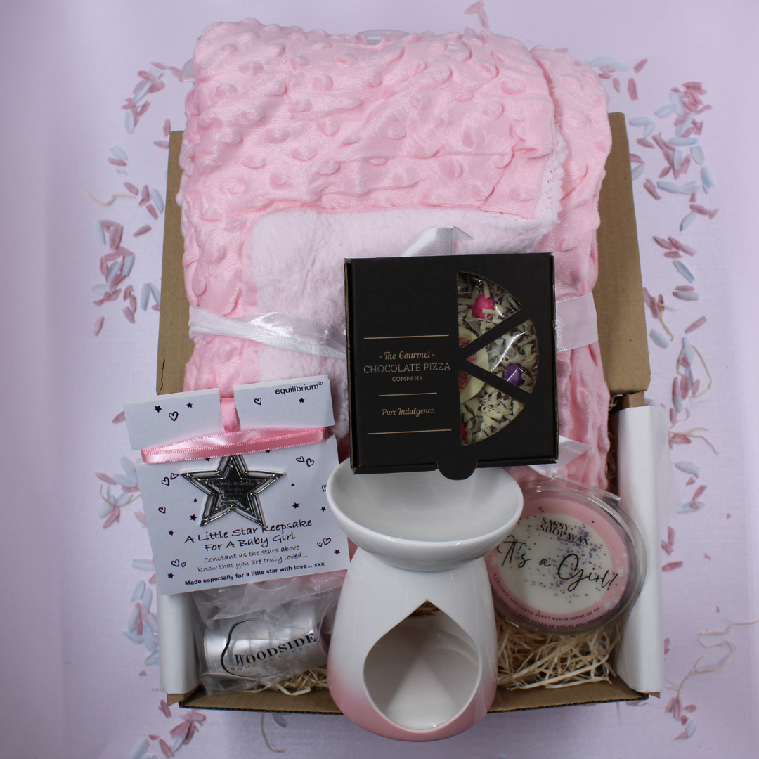 It's A Girl Home Fragrance & Baby Gift Treat Box