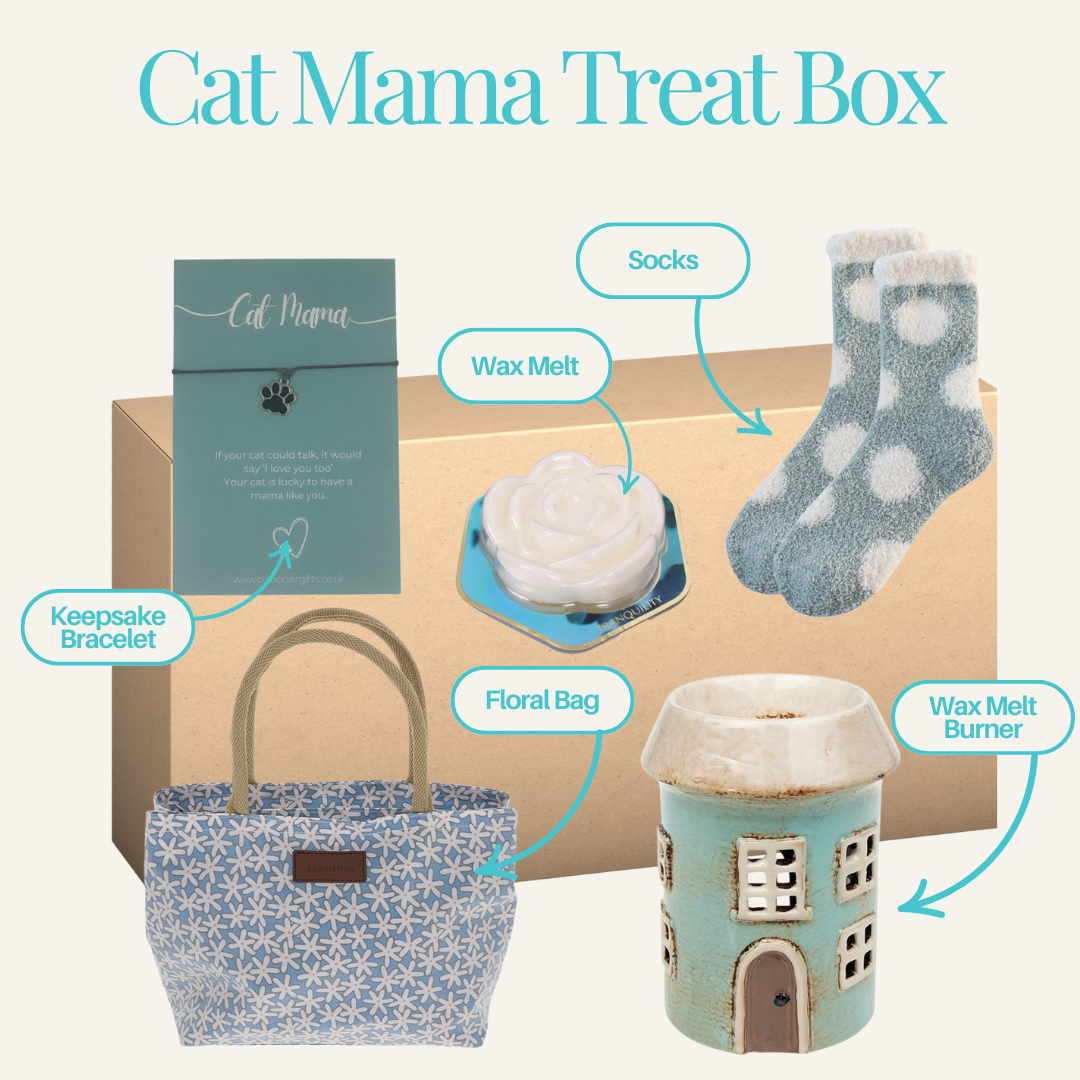 Cat Mama Home Fragrance Burner & Wax Melt Gift Treat Box