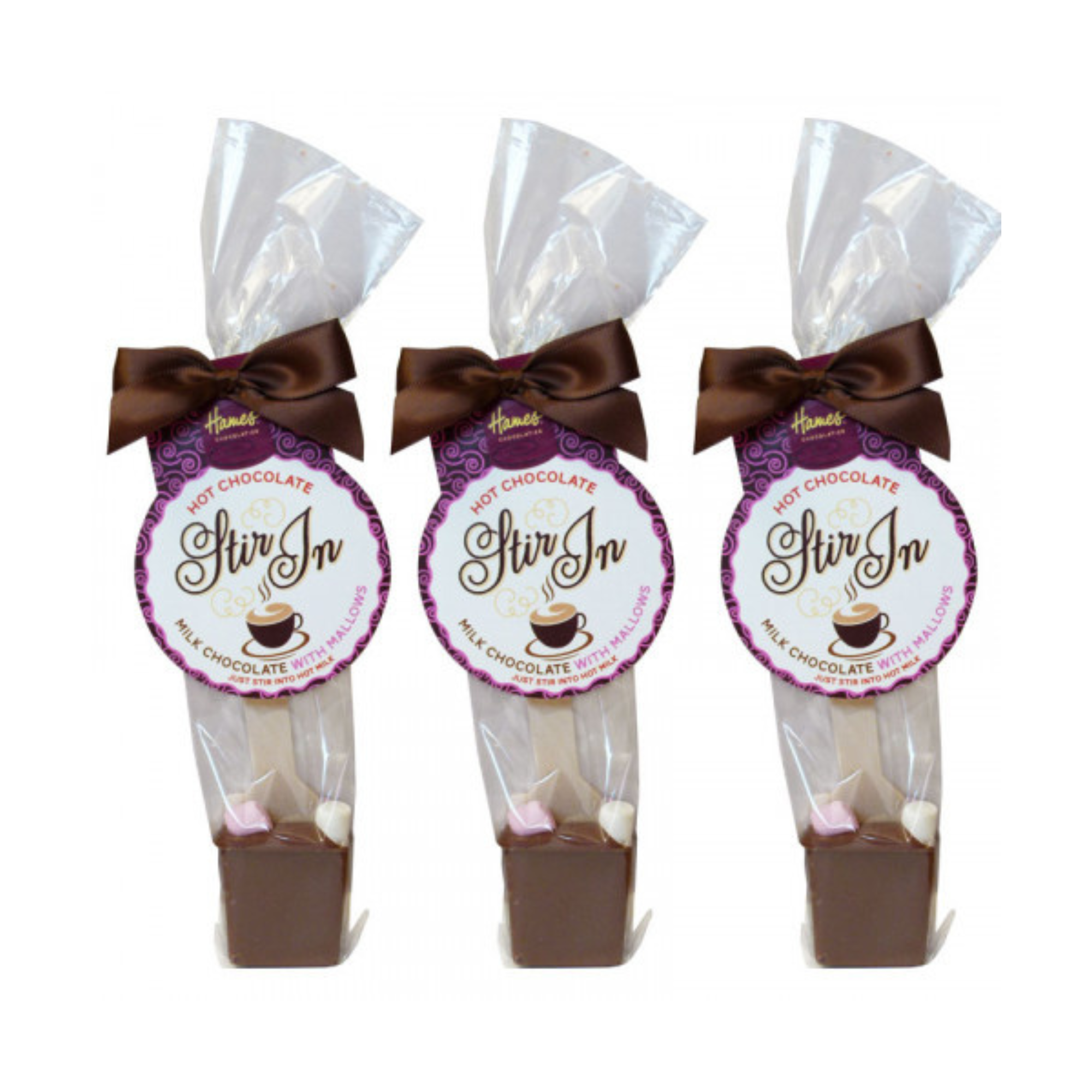Hames Chocolates - Milk Hot Chocolate Stirrer Mini Mallows