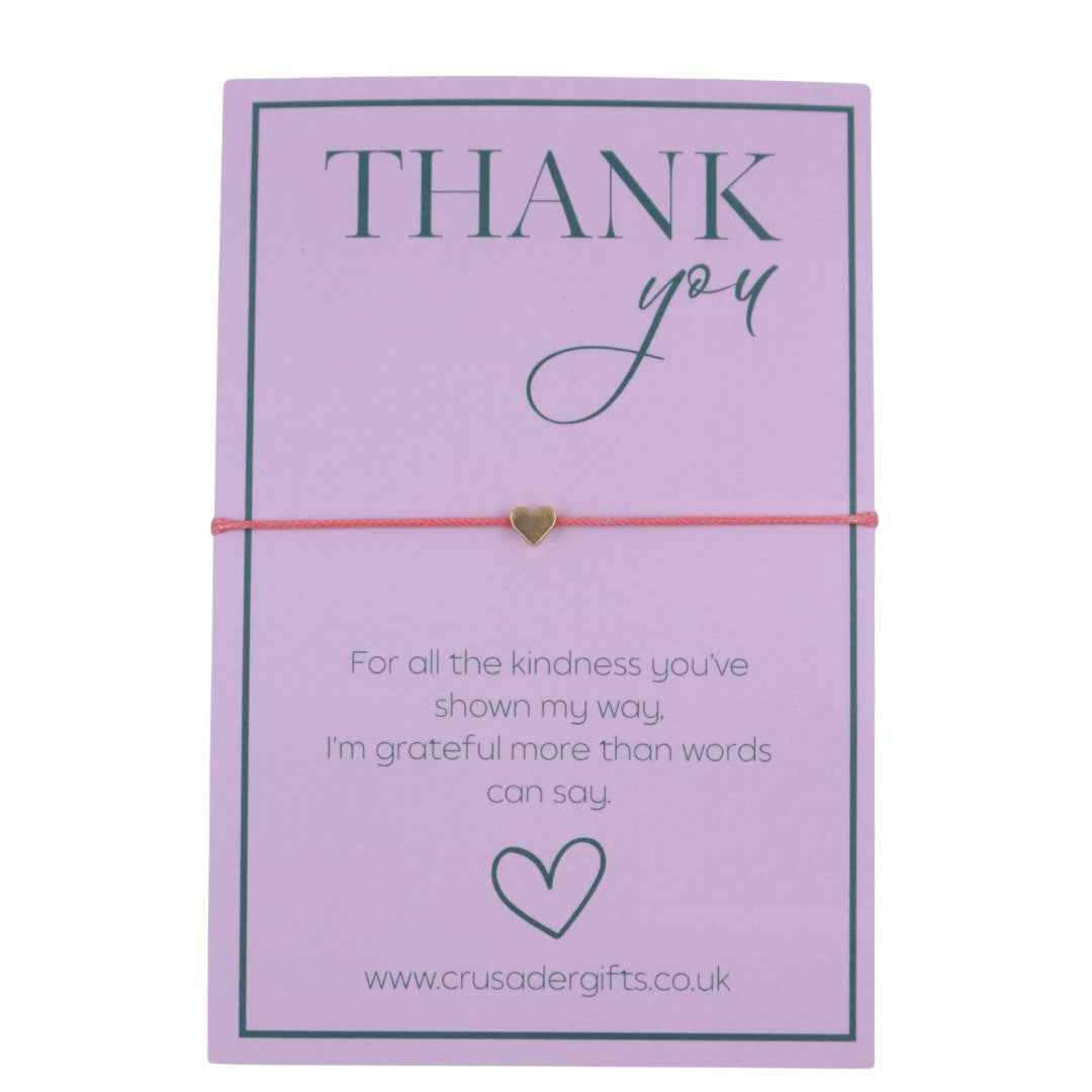 Woodside Home Living - Thank You Keepsake Letterbox Bracelet