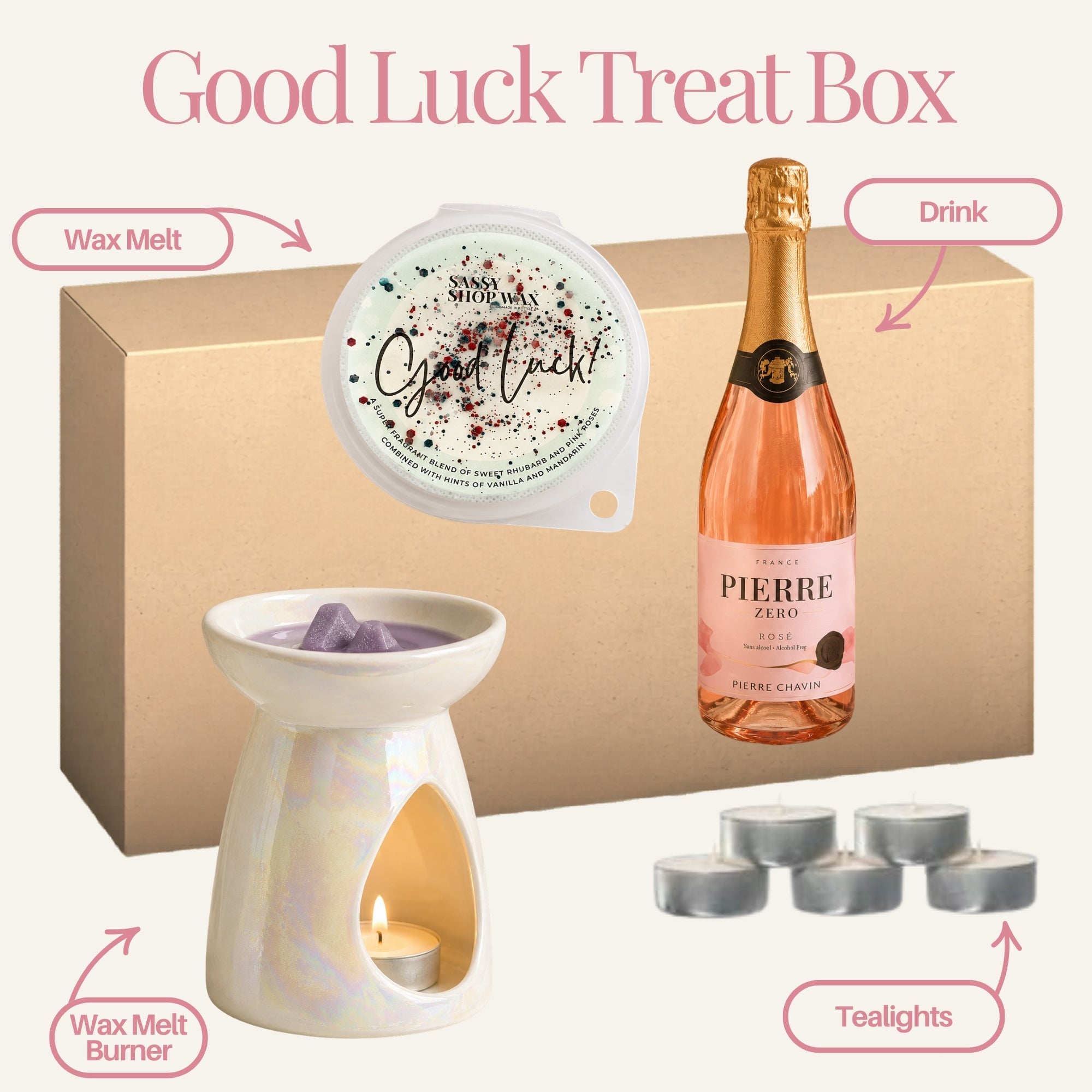 Good Luck Home Fragrance Burner & Melt Gift Set Box