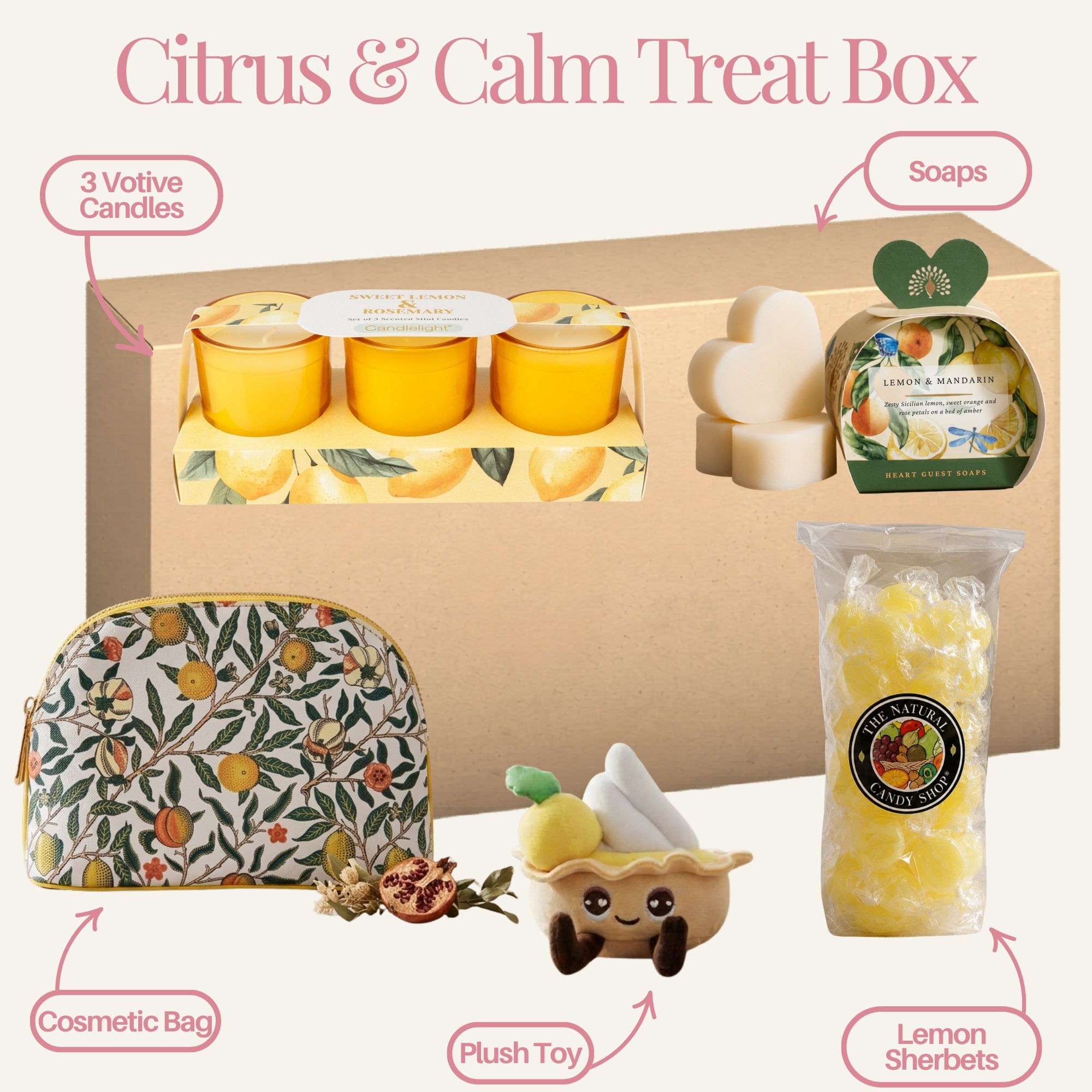 Citrus & Calm Treat Box - Labelled