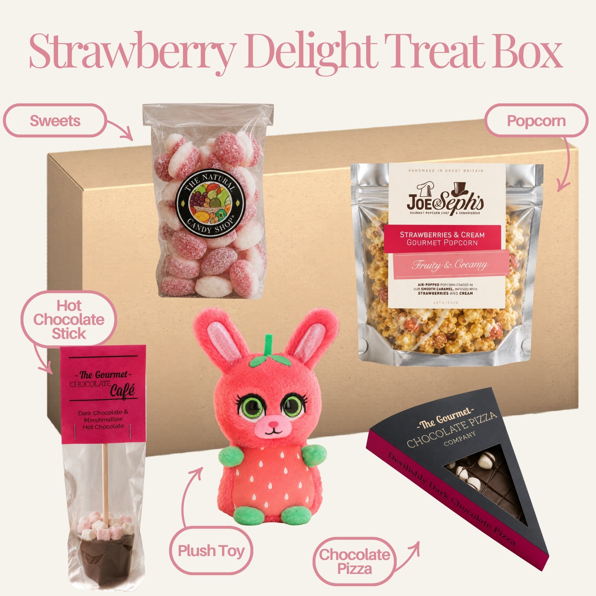 Strawberry Delight Treat Box - Labelled