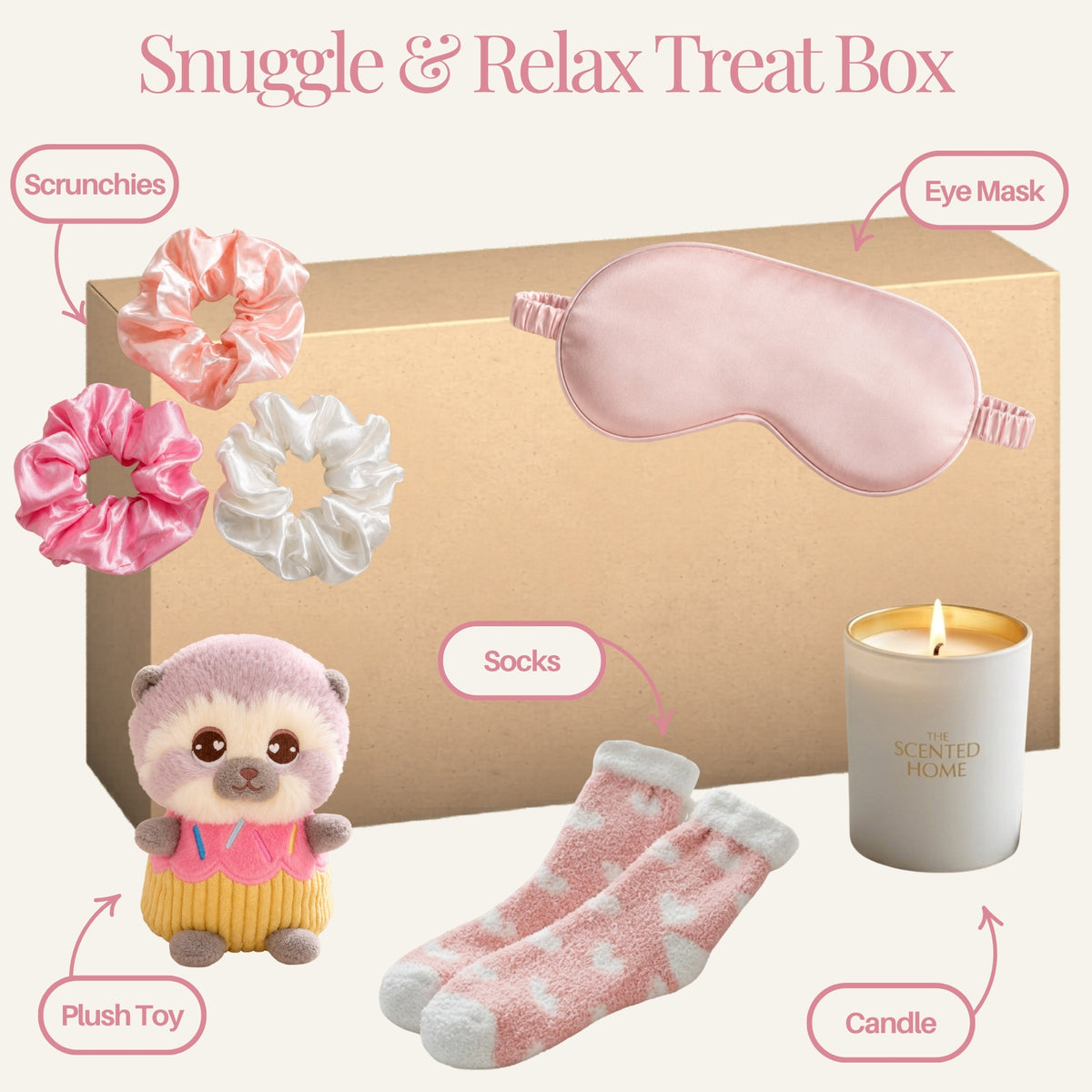 Snuggle & Relax Treat Box - Labelled