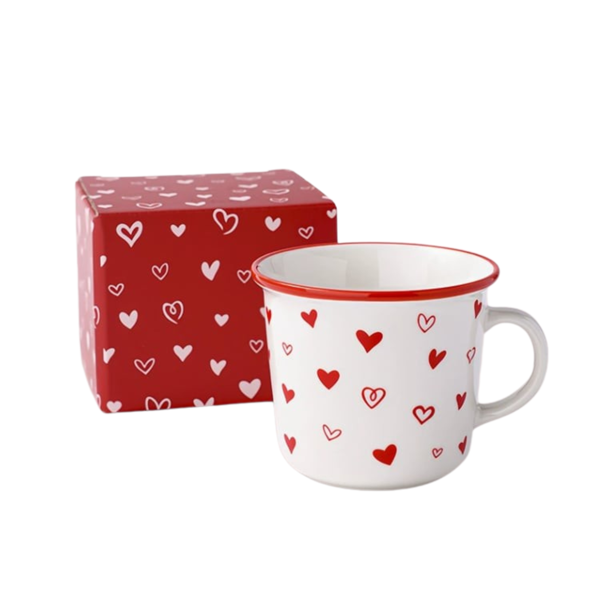 Heart Design Ceramic Mug