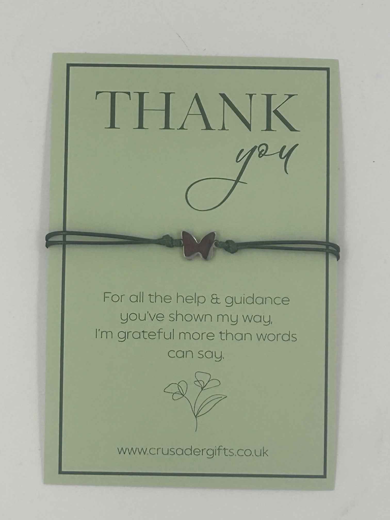 Woodside Home Living - Thank You Keepsake Letterbox Bracelet