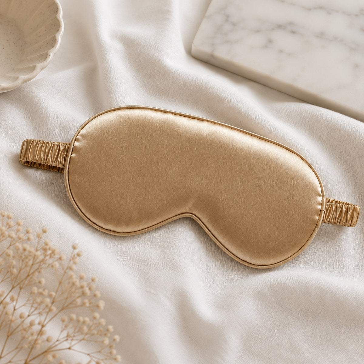 Gold Satin Sleep Eye Mask