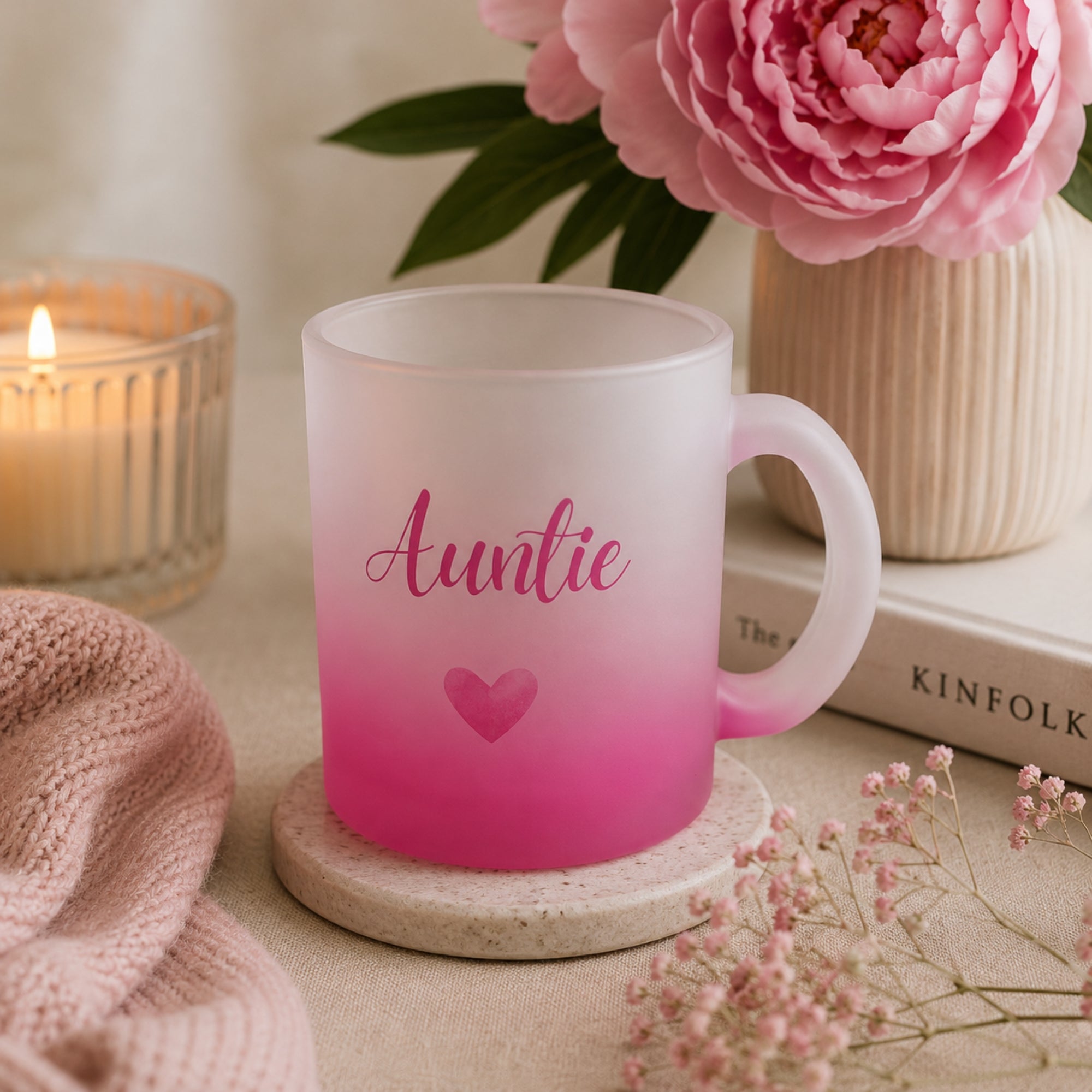 Auntie Pink Infinity Heart Treat Box - Cosy Sweet Treats