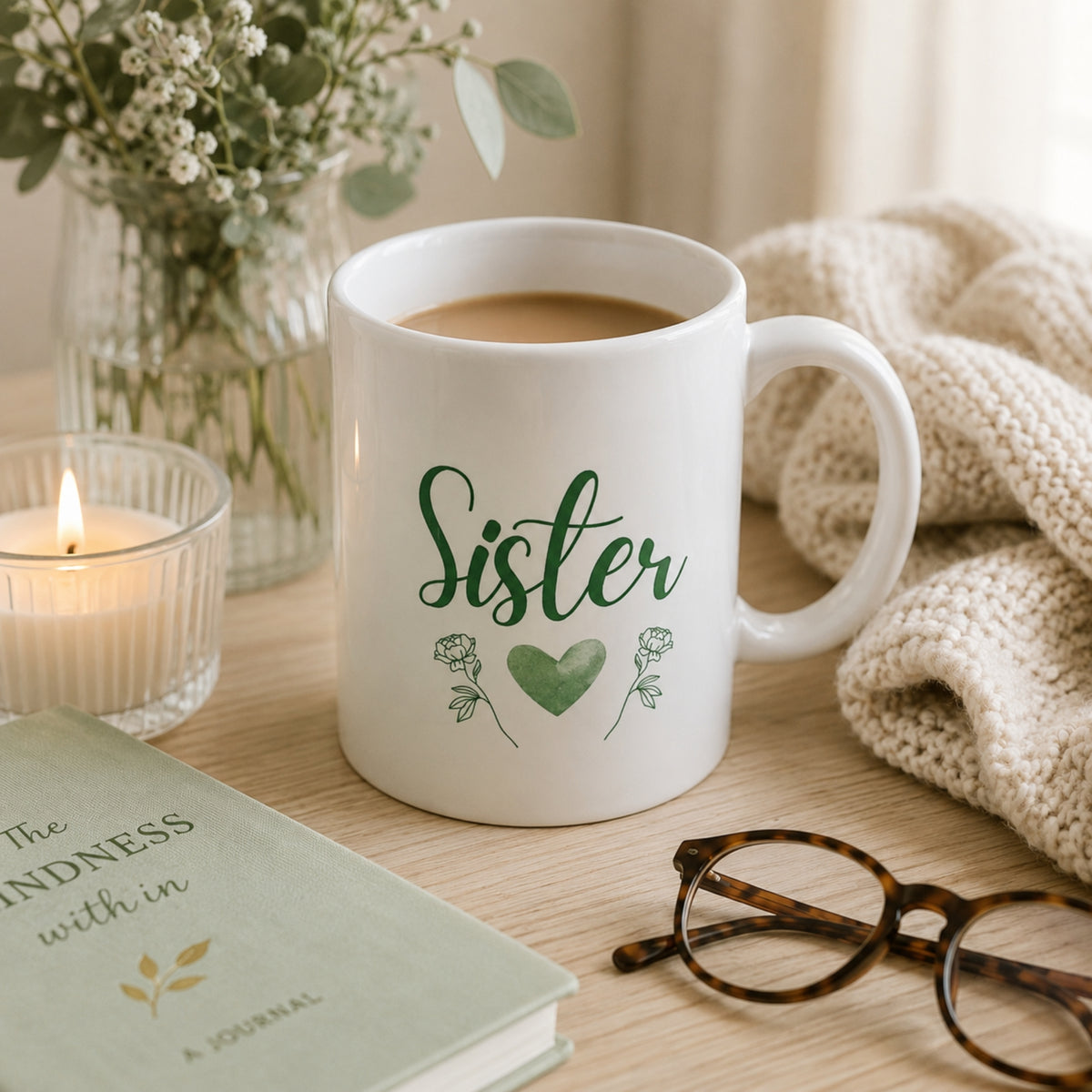 Sister Happy Birthday Gift Set - Mug & Tea Gift Treat Box