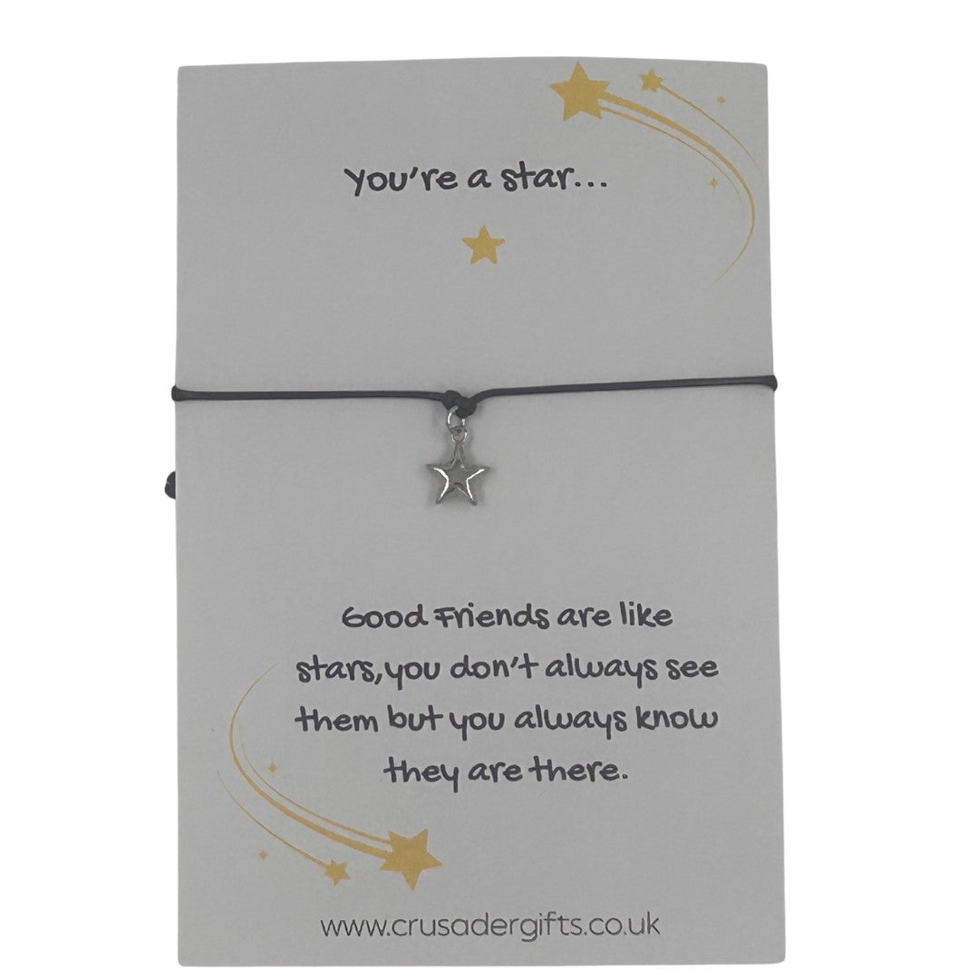 Woodside Home Living - You're A Star Keepsake Letterbox Bracelet