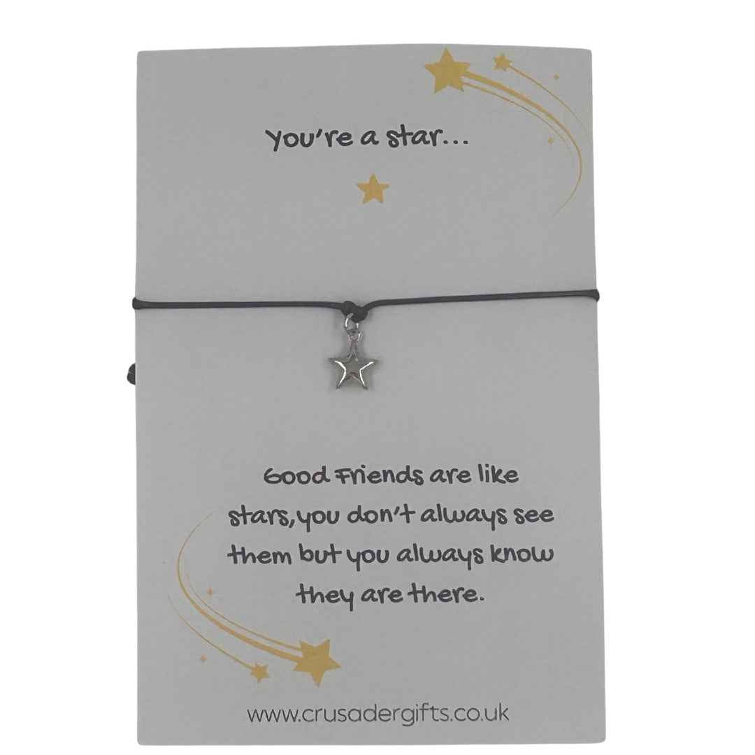 Woodside Home Living - You're A Star Keepsake Letterbox Bracelet