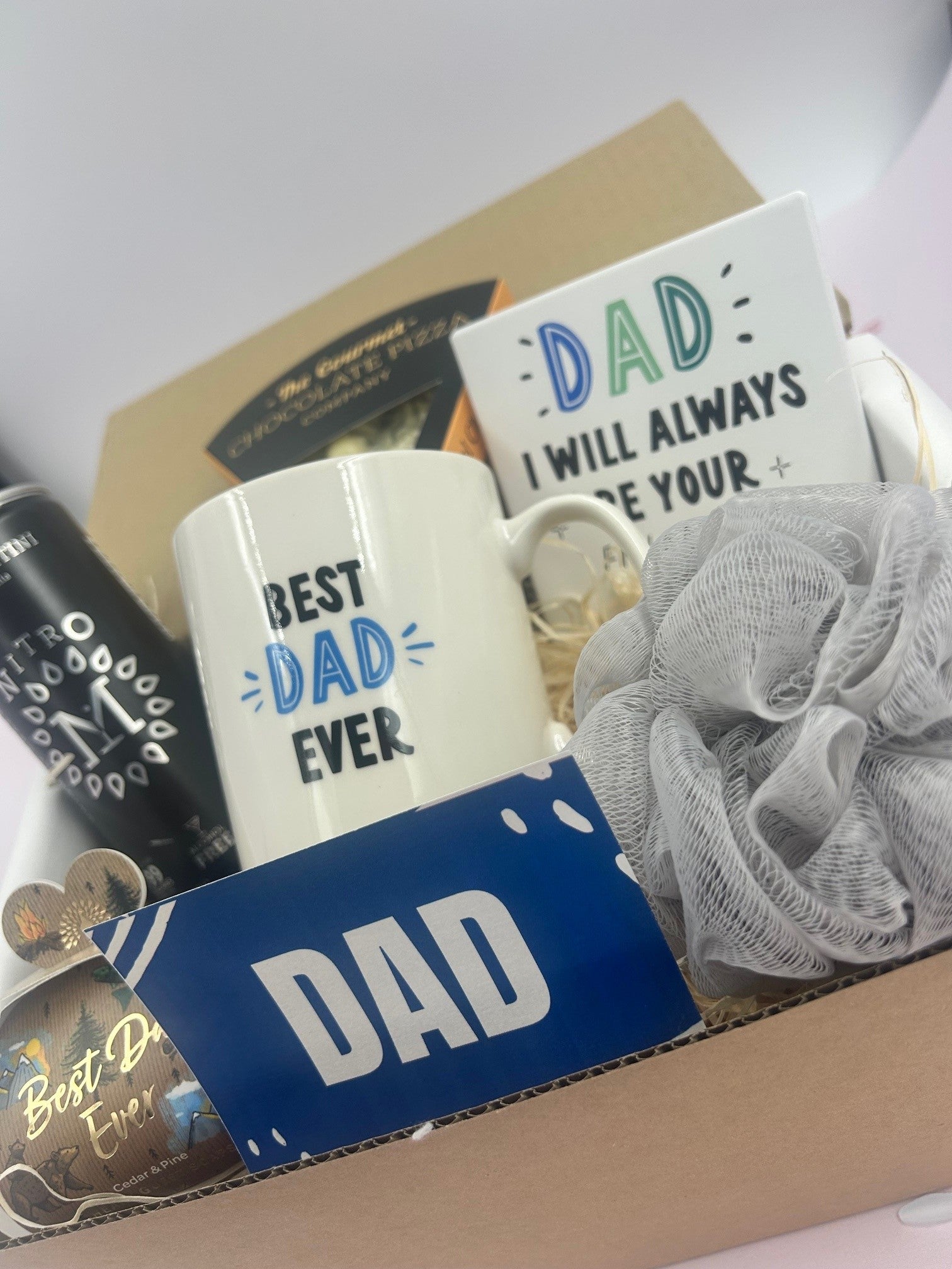 Dad Treat Gift Box - Mug & Scrub & Drink Set