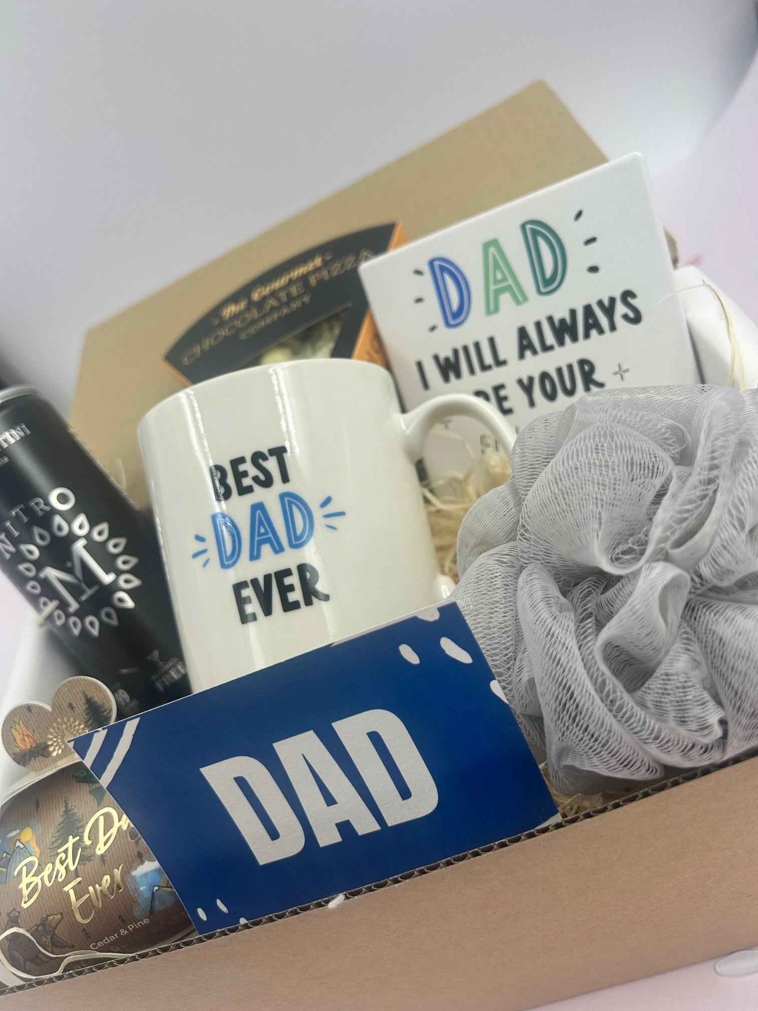 Dad Treat Gift Box - Mug & Scrub & Drink Set