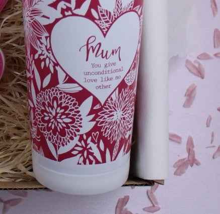 Close Up Mum Heart Travel Mug