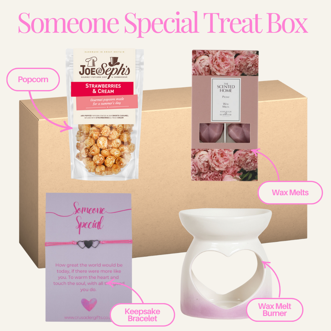 Someone Special Home Fragrance Wax Melt Burner & Popcorn Treat Box