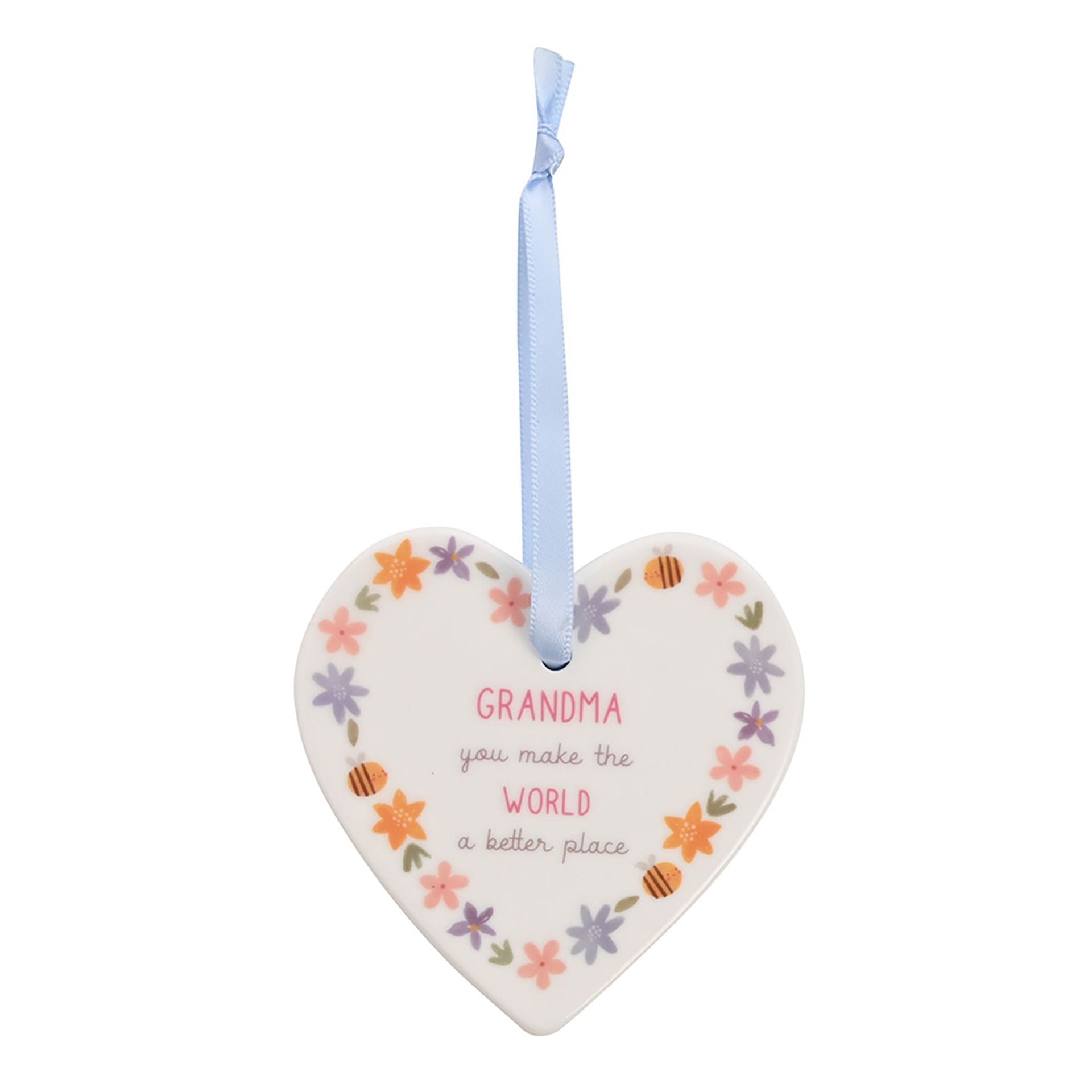 Love Life Ceramic Hanging Heart Plaque