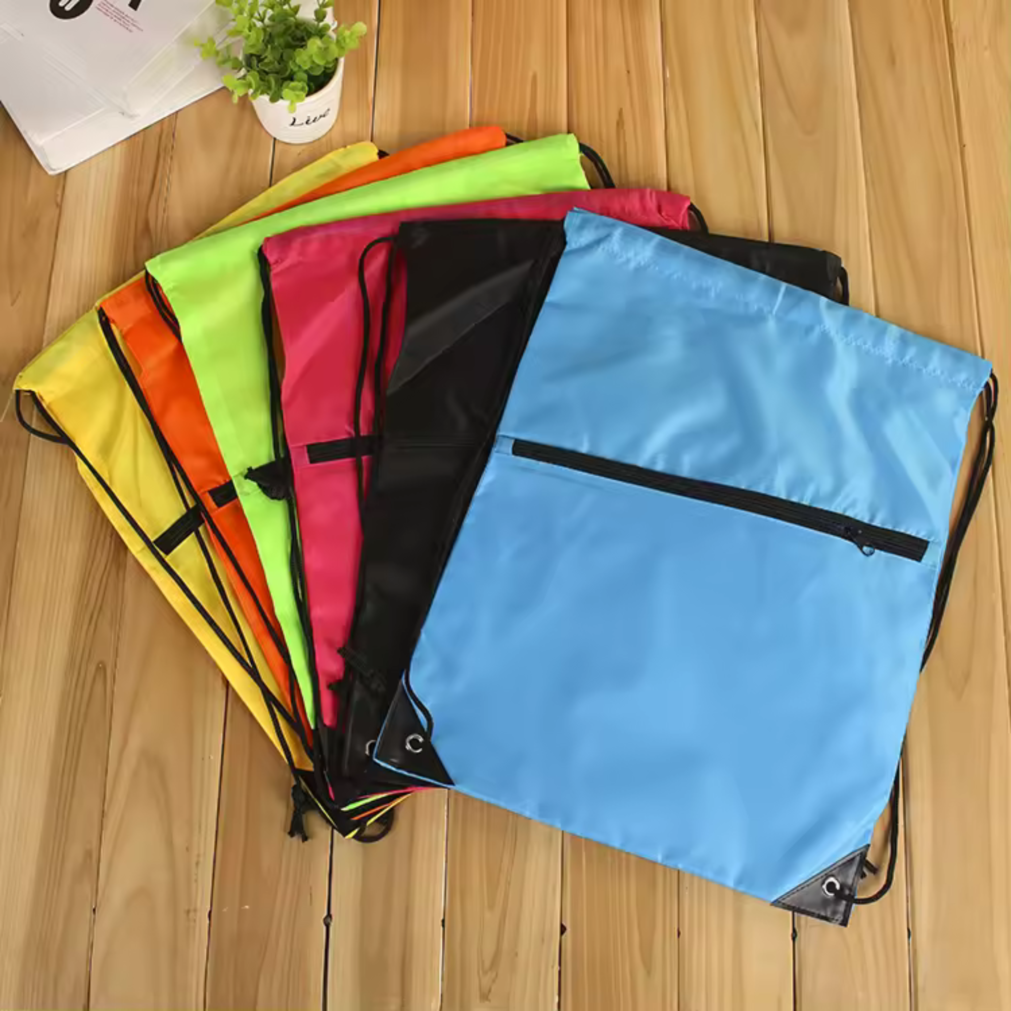 Krystina's Collection Dance Shoe Drawstring Gym Sports Bag