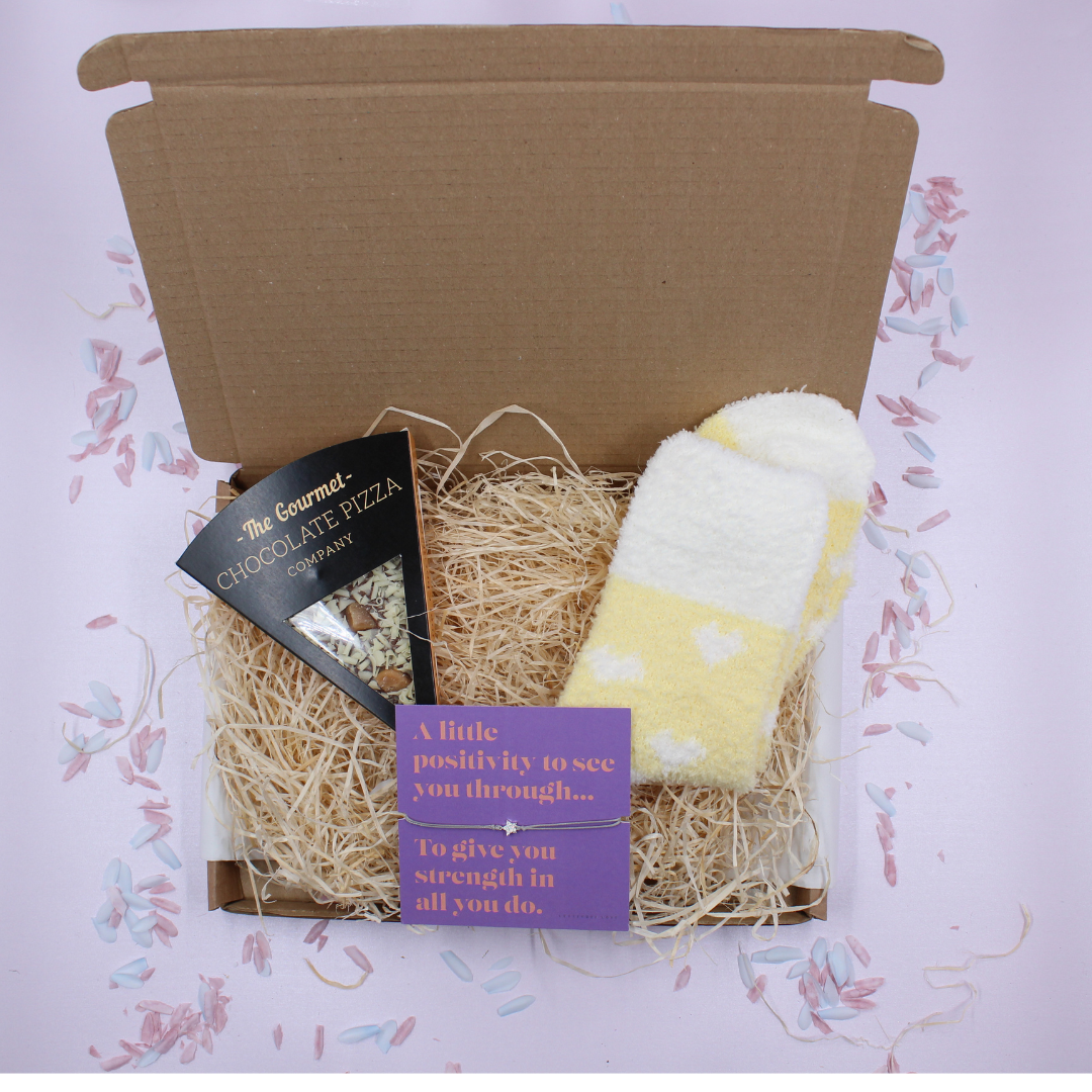 Strength and positive vibes letterbox gift box
