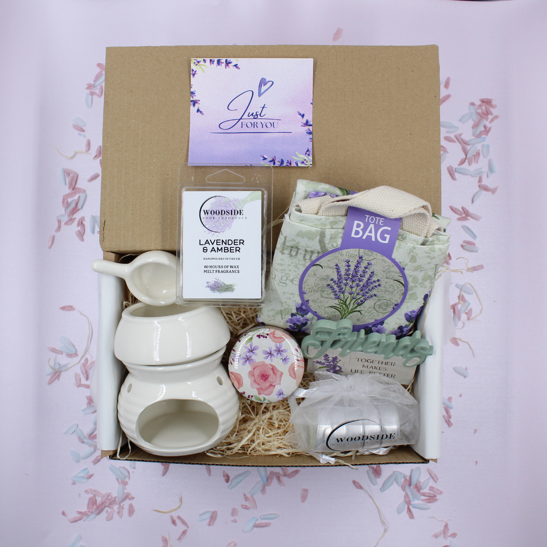 Friends - Lavender Home Fragrance Candle & Burner Treat Box Hamper