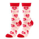 Krystina's Collection Womens Heart Socks One Size - Assorted Designs