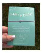 Happy Birthday Reed Diffuser Gift Set & Keepsake Bracelet Gift Treat Box