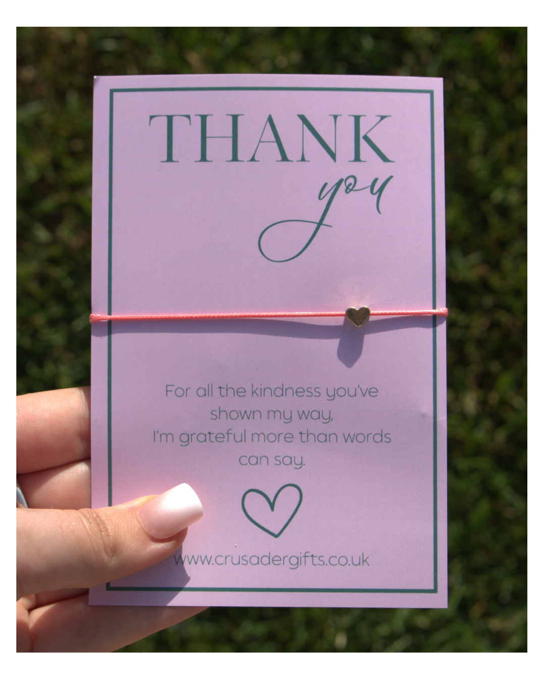 Woodside Home Living - Thank You Keepsake Letterbox Bracelet 