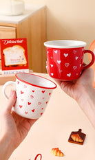 Heart Design Ceramic Mug