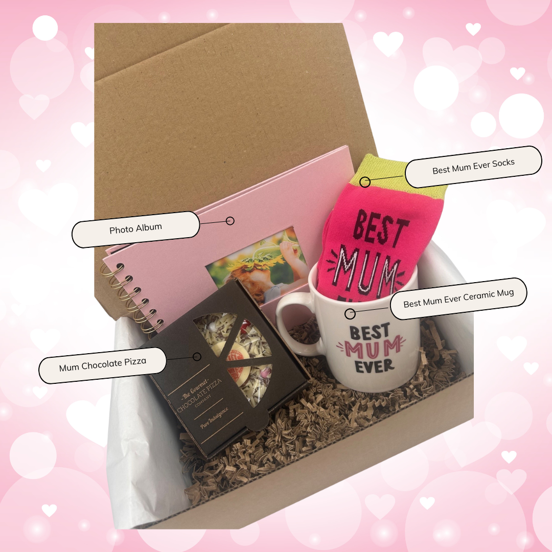 Tagged Gift Box Treat Products Mug Socks Photo Album