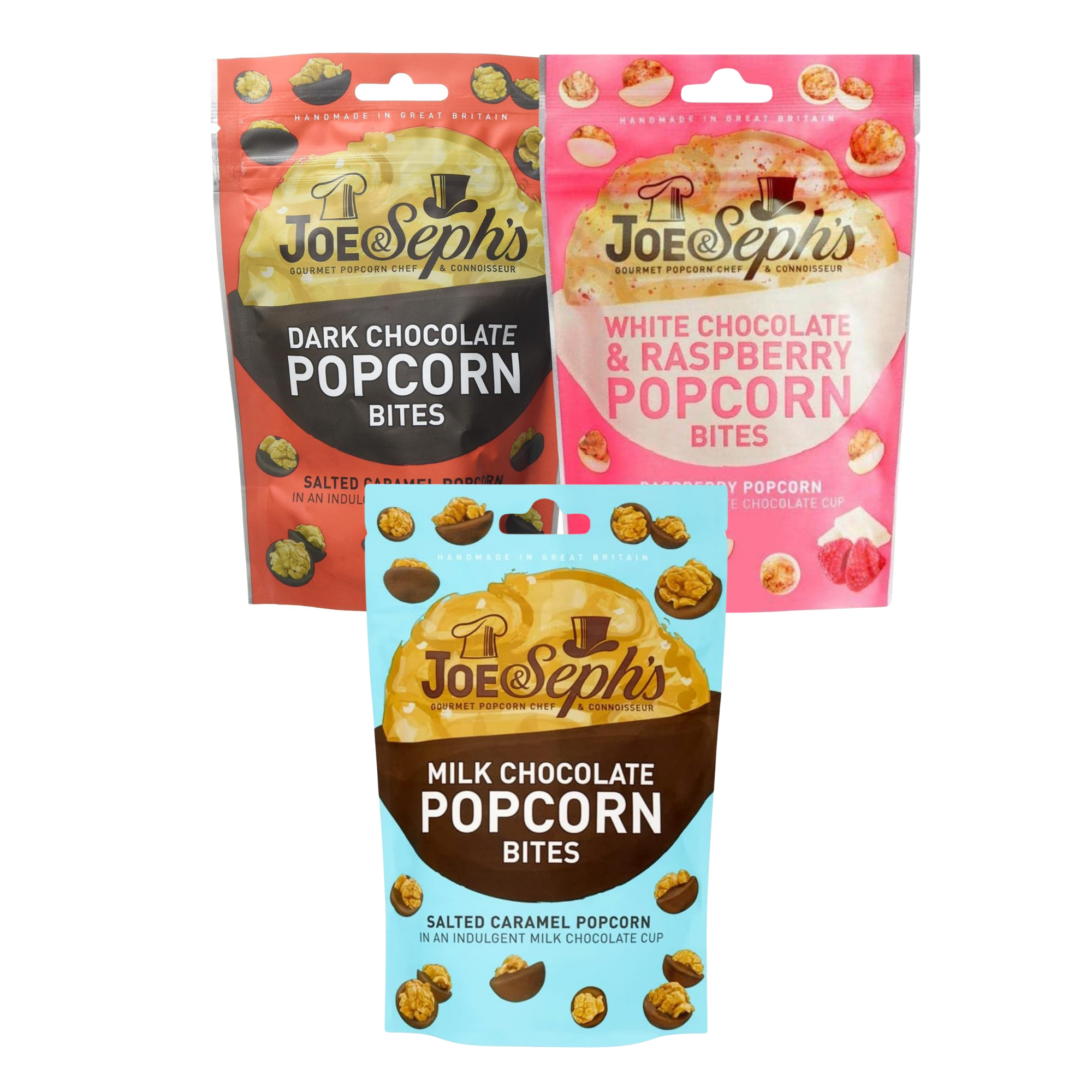 Joe & Seph's Popcorn Bites Pouch 63g - Various Flavours
