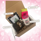 Mum - Mug Socks Chocolate Pizza & Photo Frame Treat Gift Box - Labelled