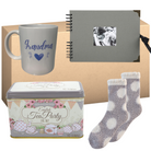 Grandma Cosy Tea Party Grey Gift Set Box