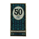 Luxury Milk Chocolate Greetings Bar - 50th Birthday