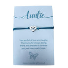 Woodside Home Living - Auntie Keepsake Letterbox Blue Bracelet 