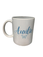 Auntie Butterfly Mug & Coaster Blue Treat Box - Mug