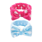 Krystina's Collection Spotted Spa Make Up Headband - Various Colours