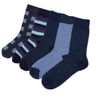 Krystina's Collection Mens Blue Socks One Size - Assorted Designs