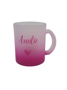 Auntie Pink Infinity Heart - Mug & Coaster Set With Cosy Socks Treat Box - Mug