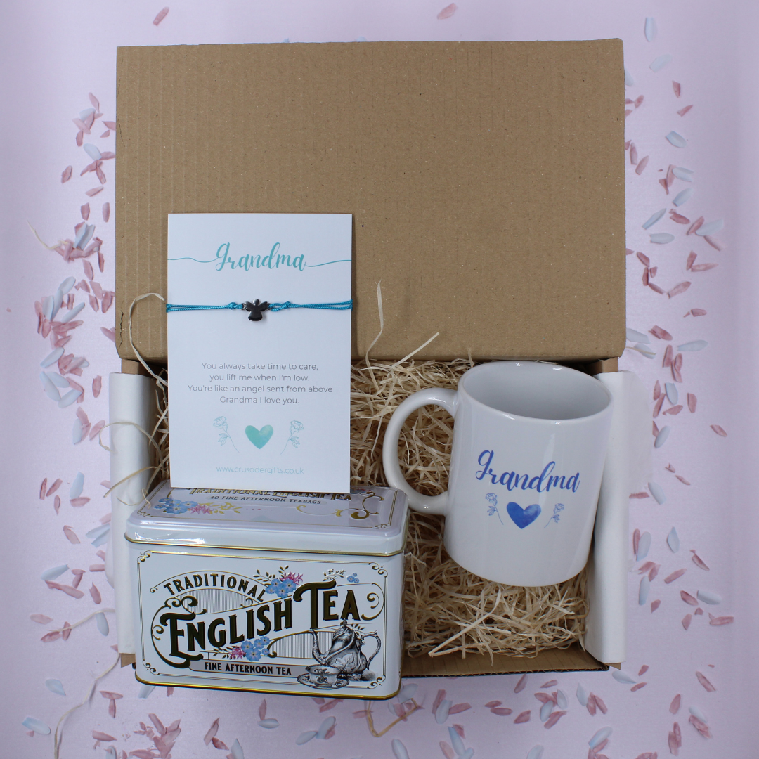 Grandma Ceramic Mug & Tea Gift Treat Box